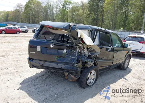 2006 Honda Pilot Lx from USA, damaged, VIN 5FNYF28106B030085